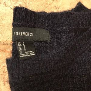 Forever 21 navy sweater
